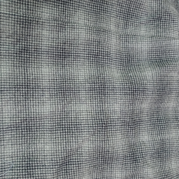 Banana Republic women Size 10 stretch Classic Gray Plaid Skirt - Picture 2 of 8